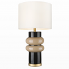 Ceramiczna sypialniana lampa stołowa nocna ASCOT T01712BR-BG Cosmo Light 